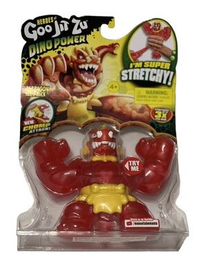 Heroes of Goo Jit Zu Dino Power Stretchy Red Monster Figure